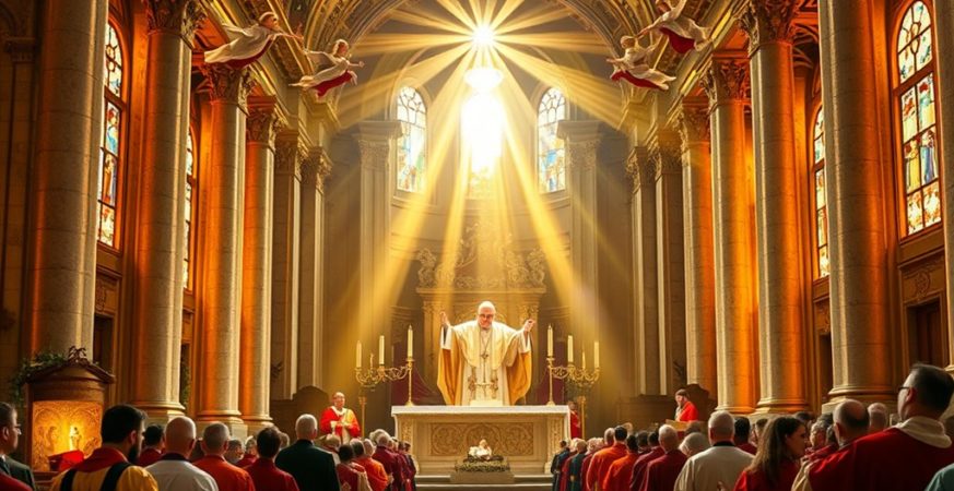 pope leo s christmas mass