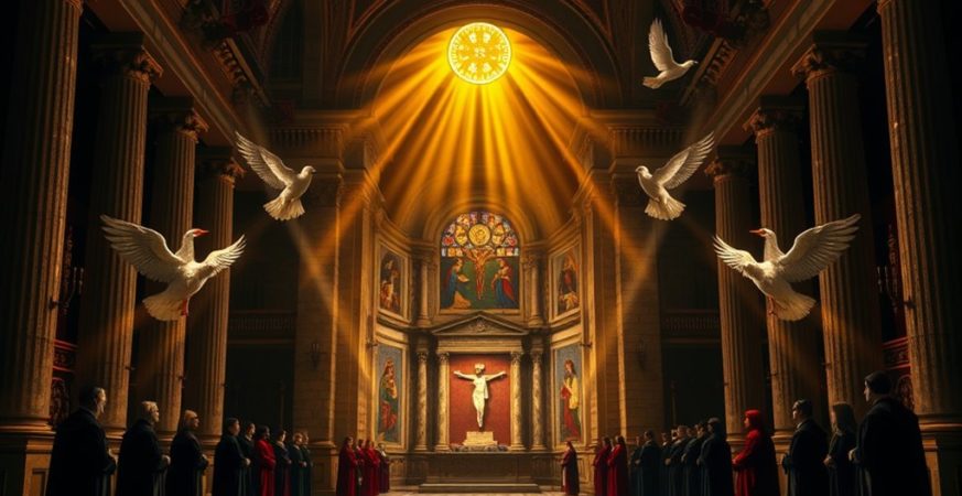 christian icons in courts