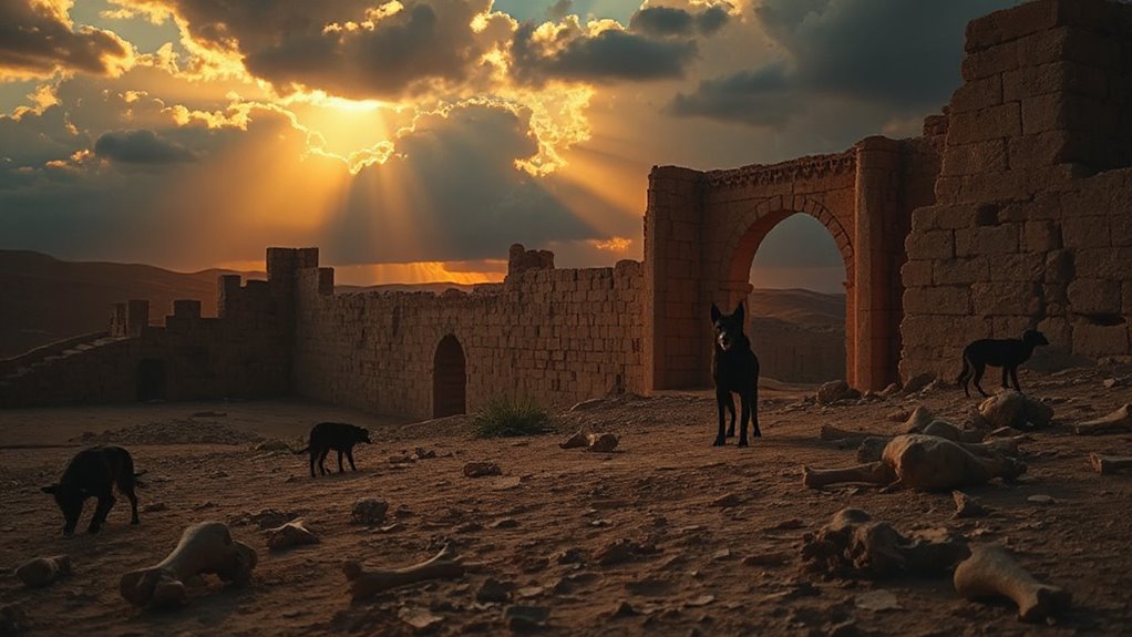 dogs as divine judgment symbols