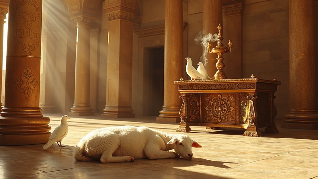 animals as memorial sacrifices