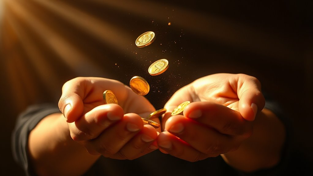 cheerful secret sacrificial generosity commanded