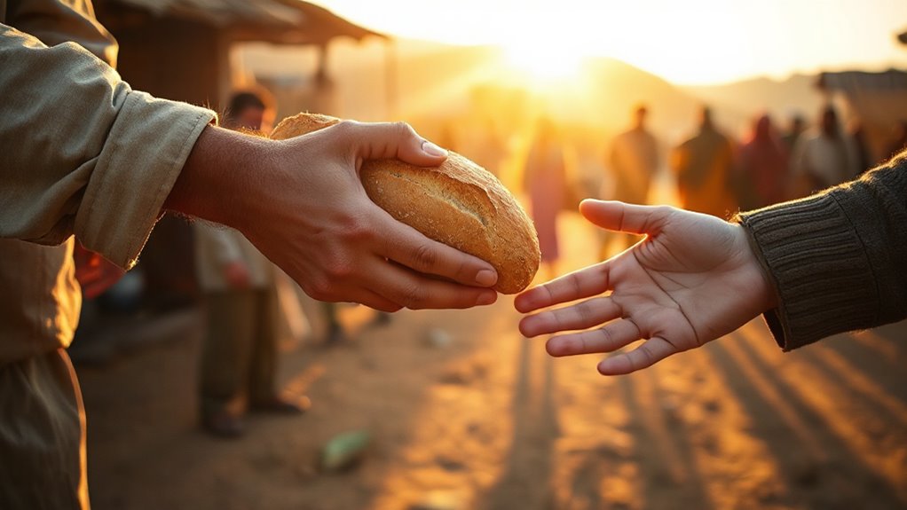 provide material assistance to needy