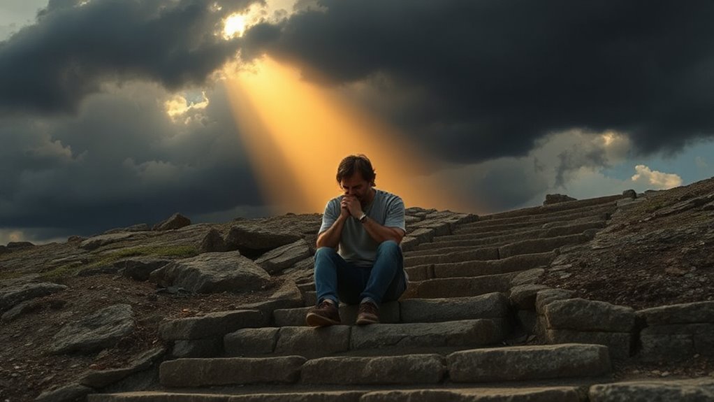 suffering despair yet comfort