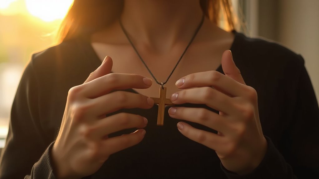 wearing cross depends intention