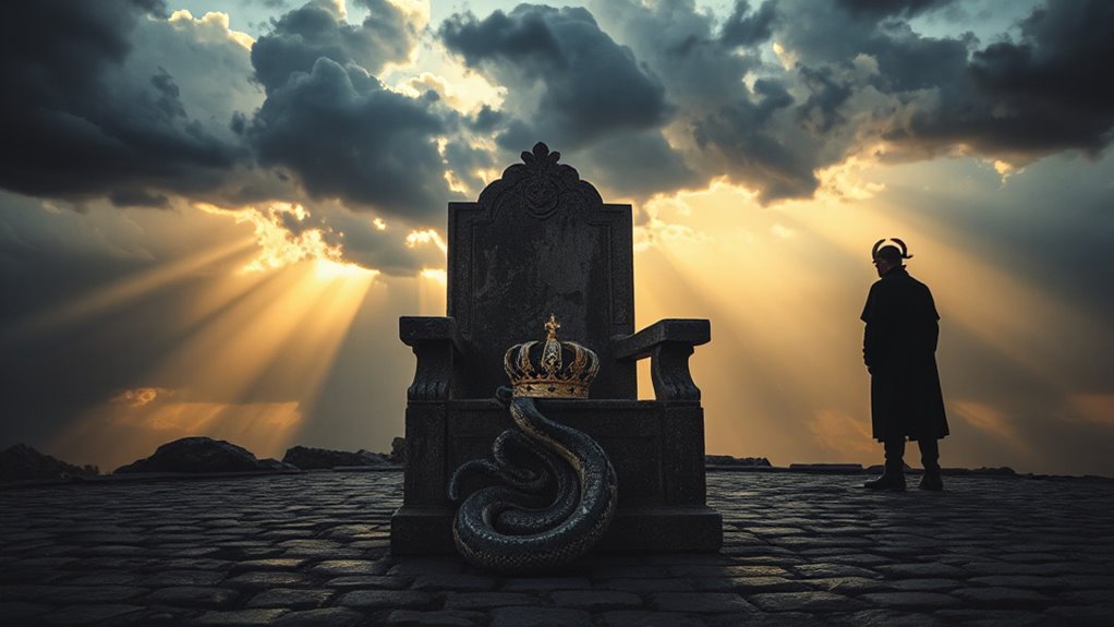deceptive prophet enforcing beastly worship