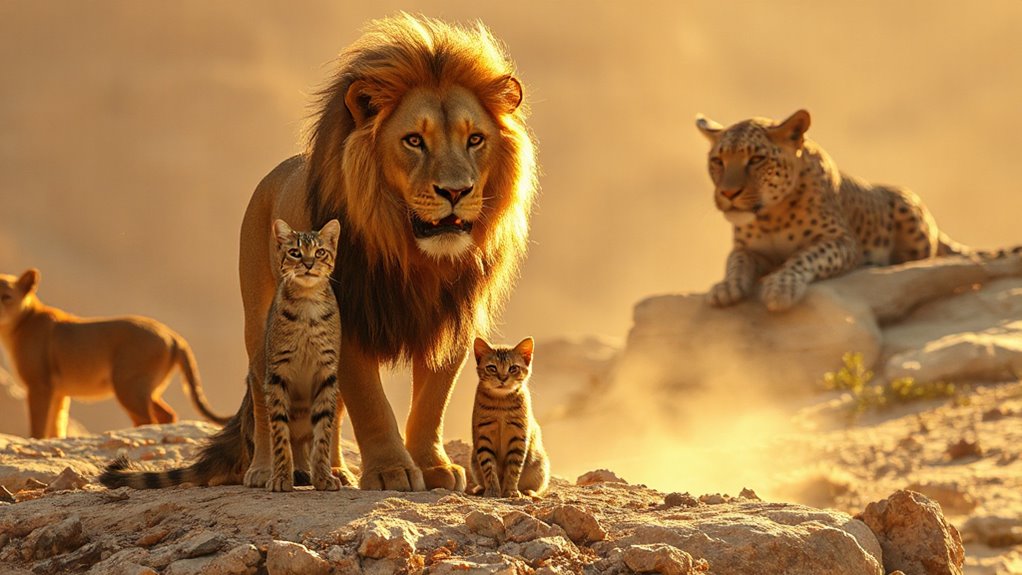lions and leopards symbolic