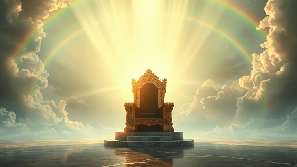 rainbow encircling god s throne