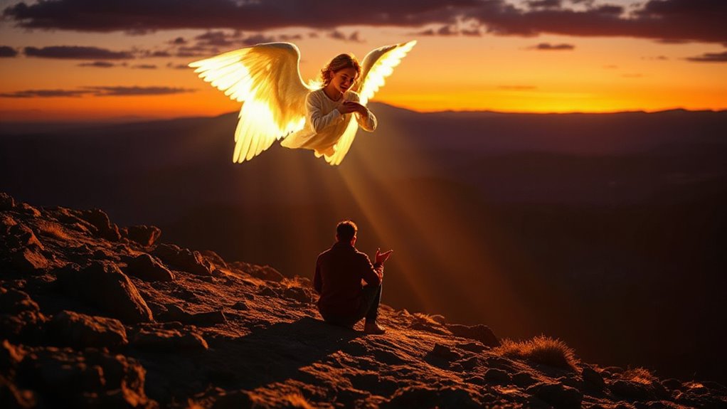 scripture depicts protective angels collectively