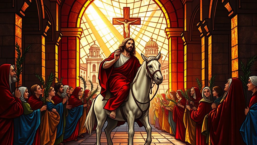 triumphal entry on donkey