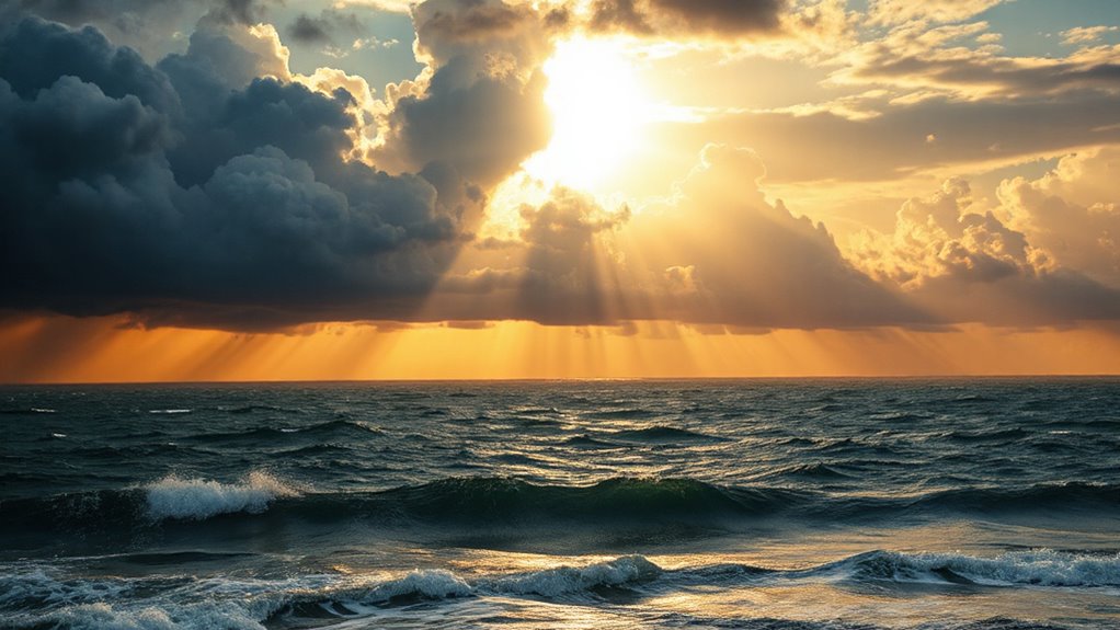 waters separated by firmament