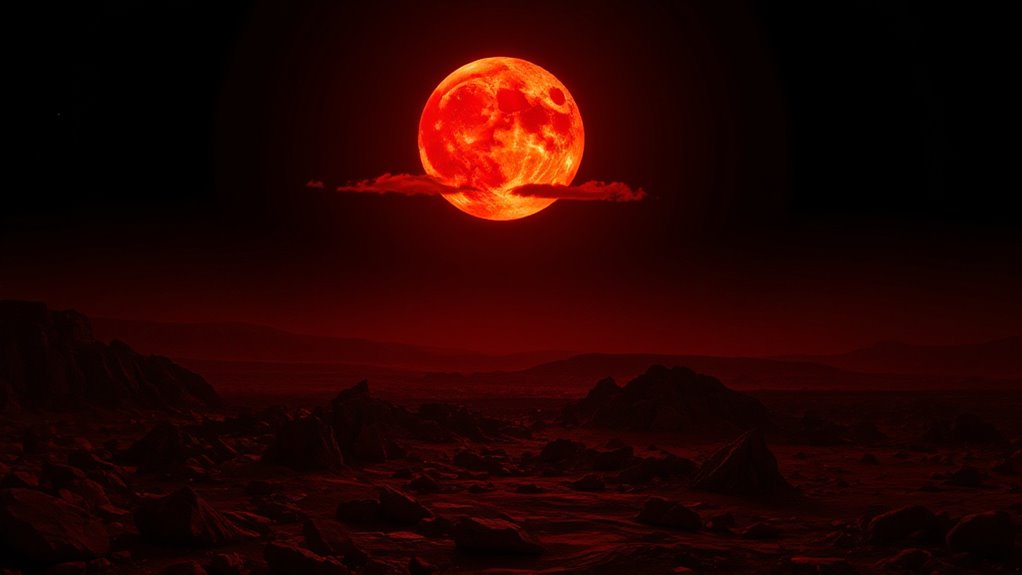 bible s moon turned to blood