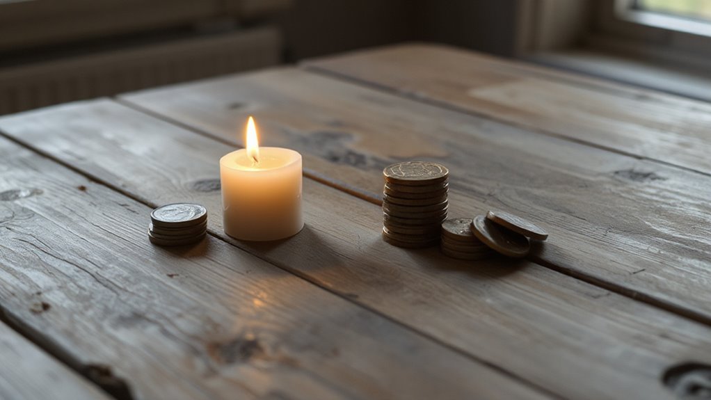 contentment over love of money