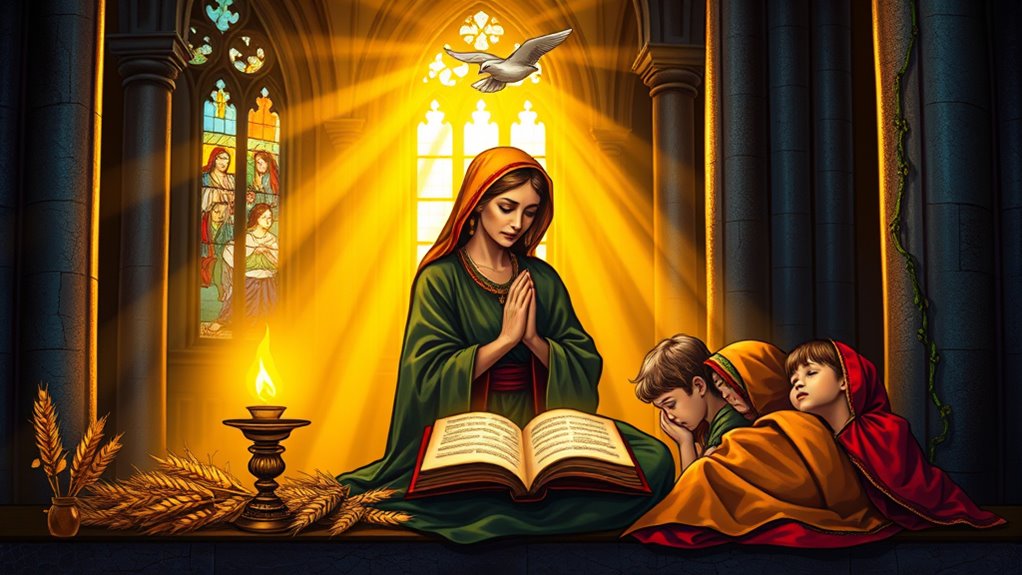 steadfast godly motherhood portrait