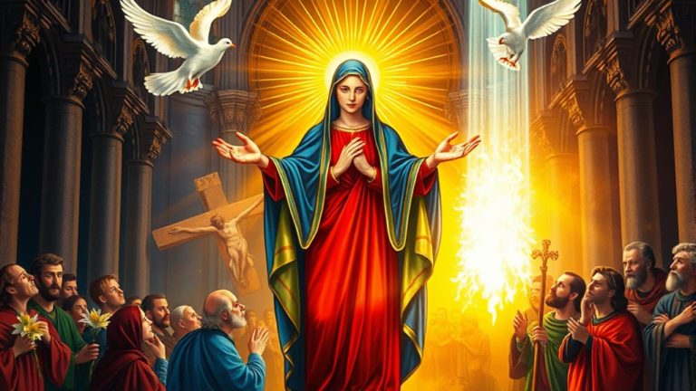 mary honored as mother church