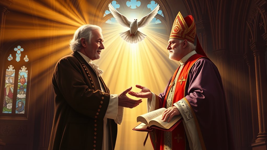franklin secured first catholic bishop