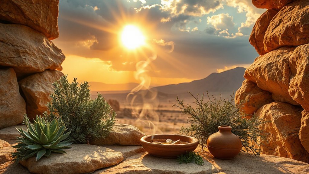 hyssop and aromatic purification rituals