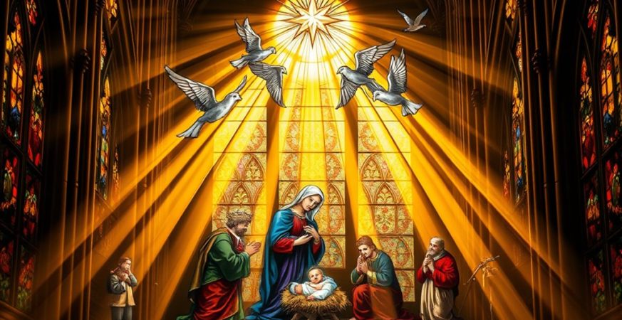 no biblical christmas mention