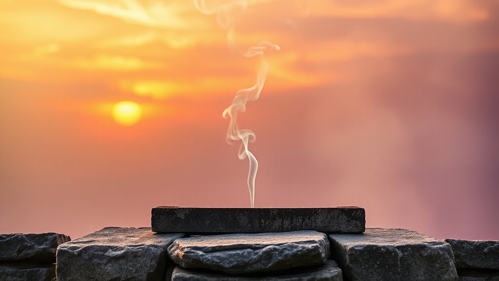 prayer rising as incense smoke