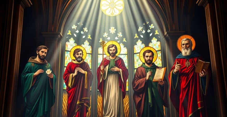 saintly fathers holy men