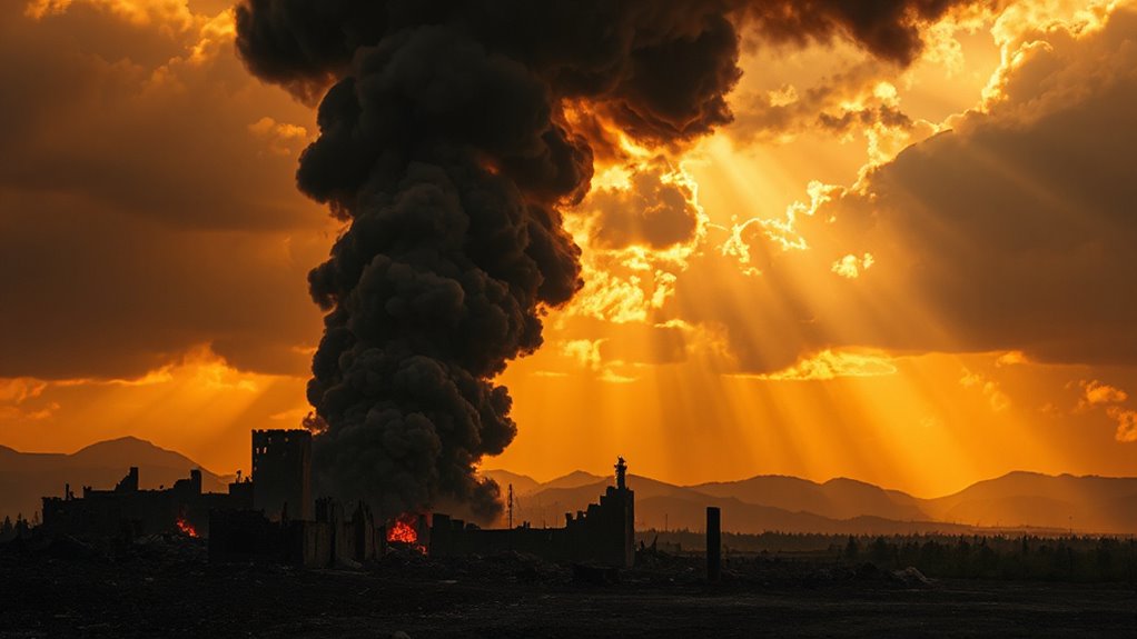 smoke as divine judgment