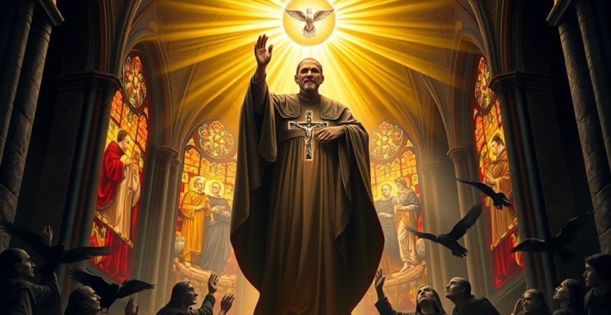 st benedict medal darkness shield