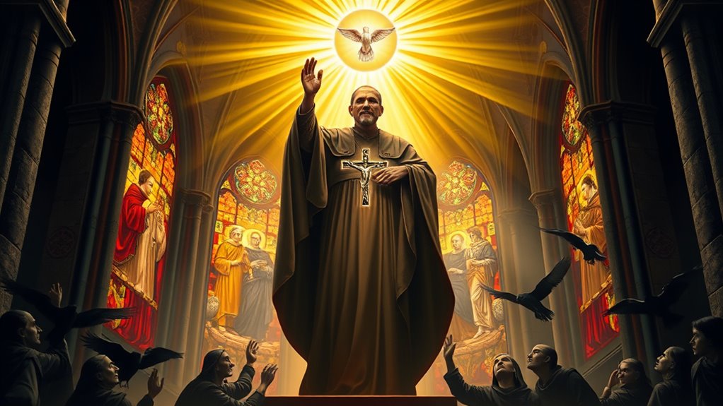 st benedict medal darkness shield