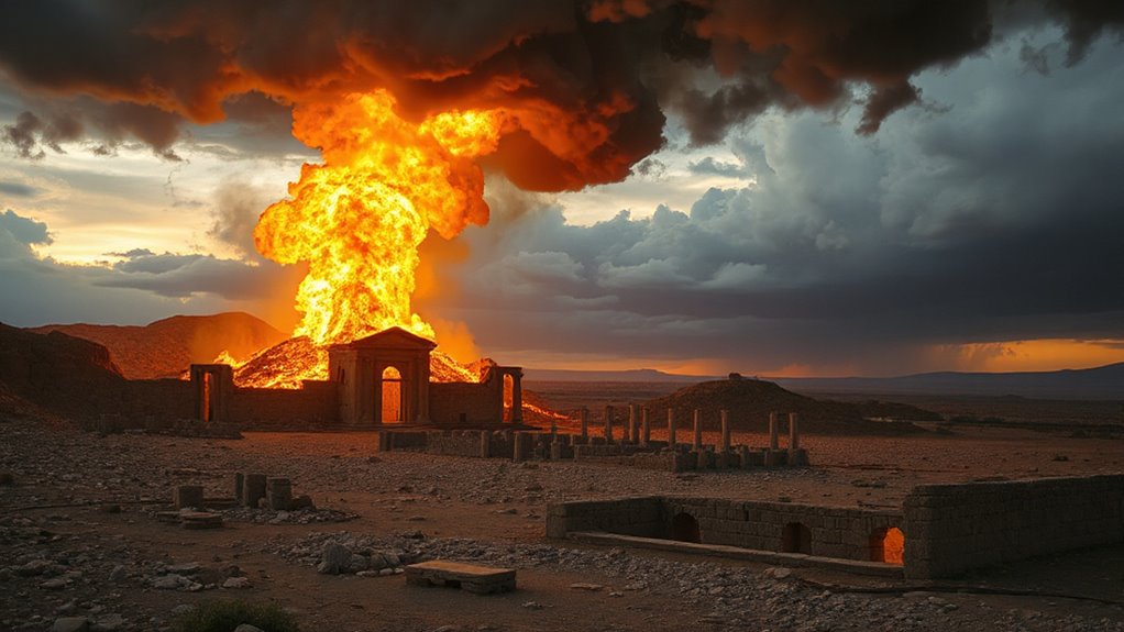 divine fire judgment against sin