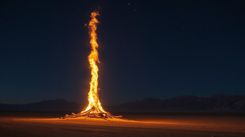 fire signaling god s presence