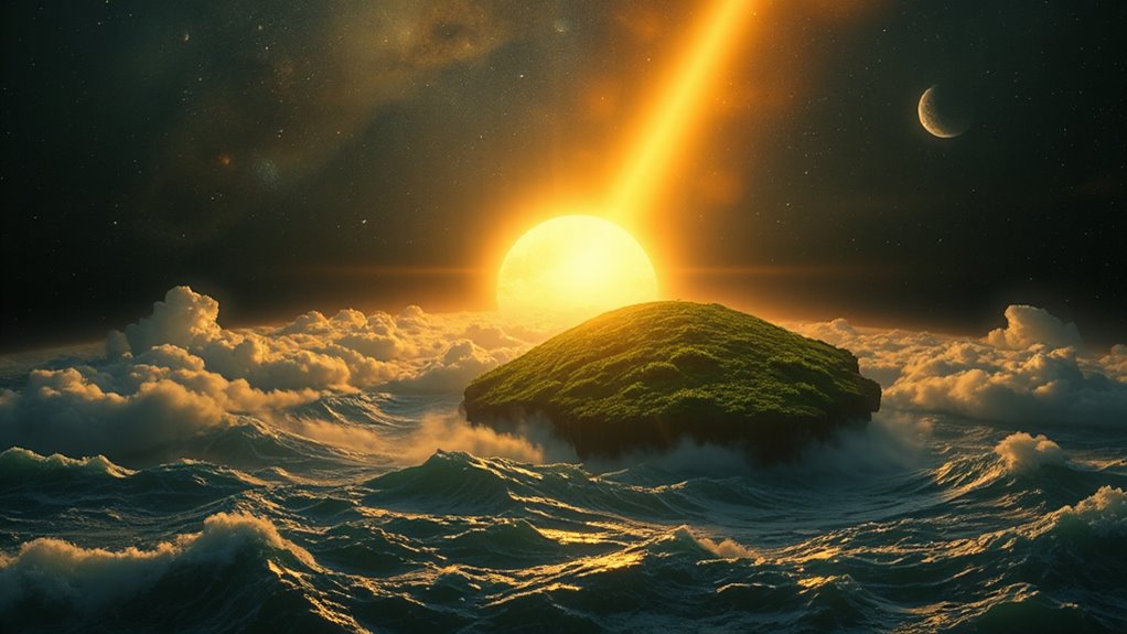 god created earth in stages