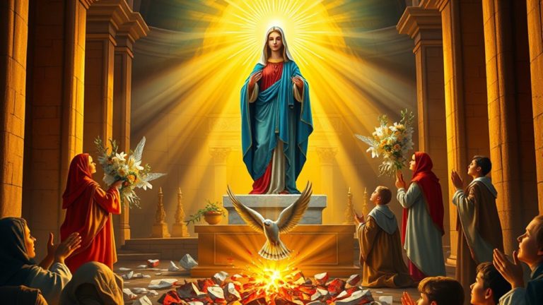 vandalized medjugorje shrine statues