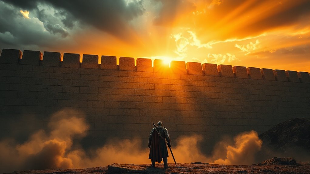 god defends israel under threat