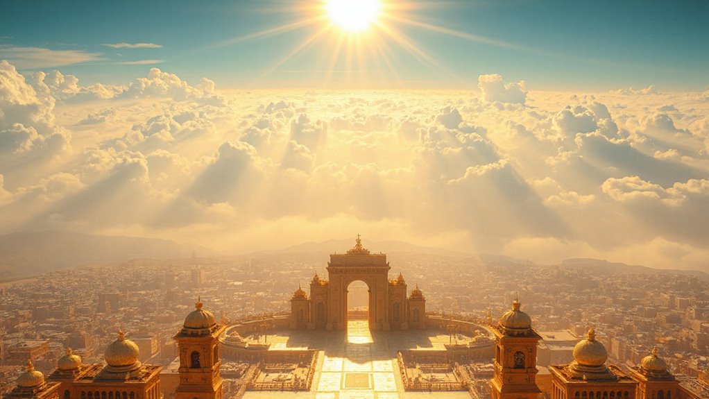 layered heavens measured city