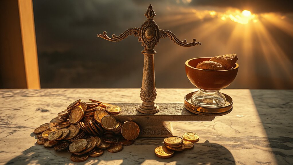riches corrode judgment warns